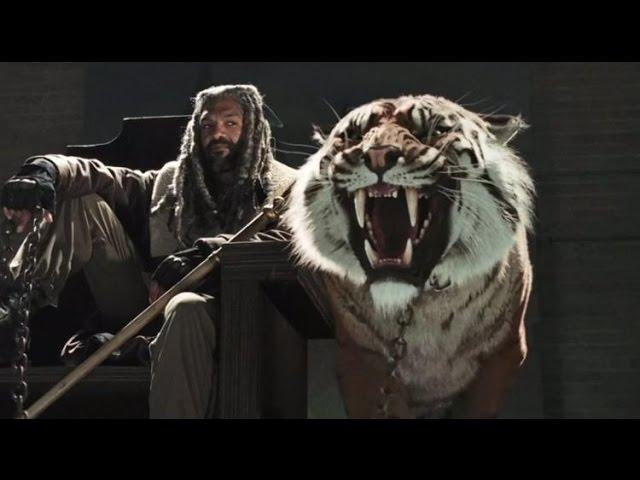 King Ezekiel Being British on the Talking Dead - Khary Payton plus Carol's irony moment from TWD