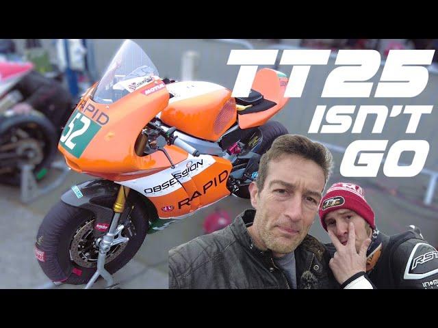 TT25 isn't GO. Dave checks out the bikes and teams at the Isle of Man's legendary race