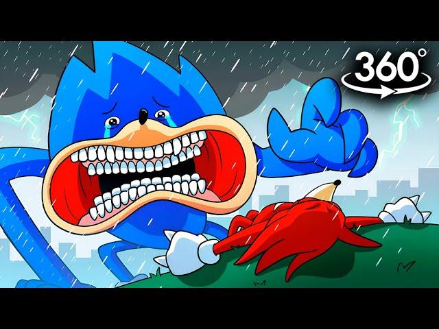 SHIN SONIC is NOT a MONSTER... (Cartoon Animation) 360° VR