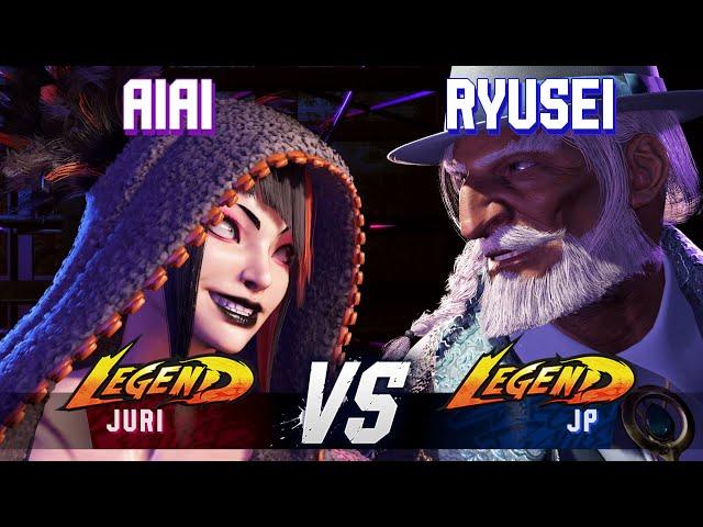 SF6 ▰ AIAI (Juri) vs RYUSEI (JP) ▰ High Level Gameplay