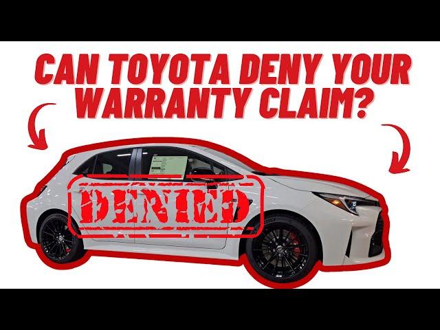 ARE THE TOYOTA GR COROLLA ENGINE CATCHING ON FIRE? CAN TOYOTA DENY YOUR WARRANTY CLAIM?