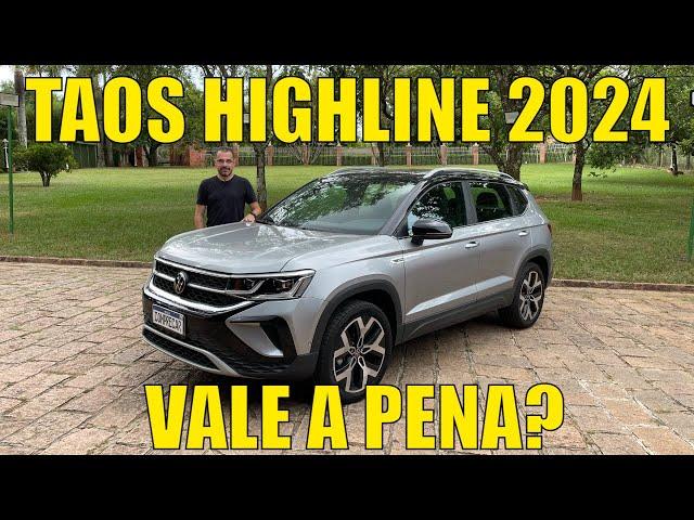 Volkswagen Taos Highline 2024 - Vale a pena?