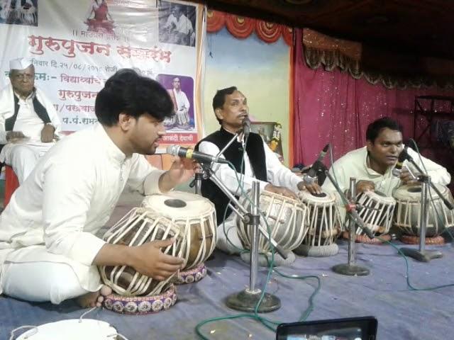 Pt.Ramdasji Bhoyar Guruji Shri.Pandurang Pawar Shri. Sidheshwar Bhoyar Tabla Sahvadan