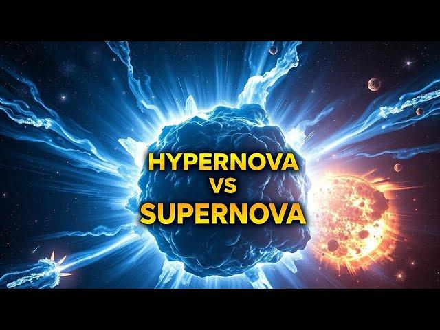 HYPERNOVA vs SUPERNOVA Which is MORE POWERFUL?