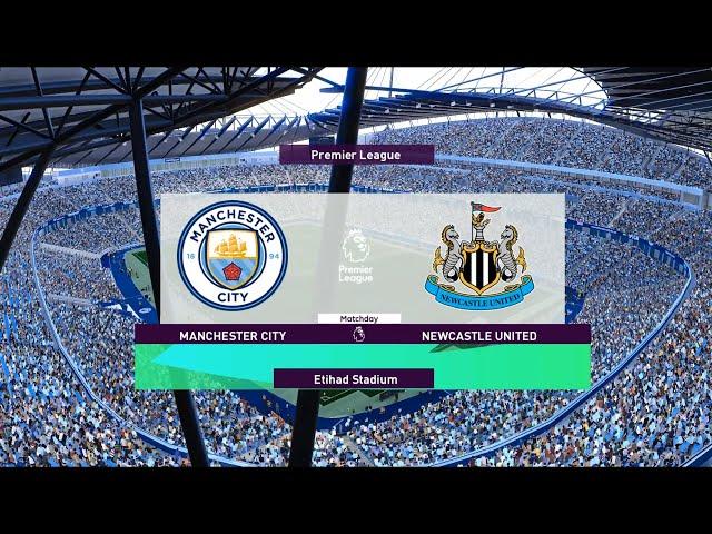 Manchester City vs Newcastle United | Etihad Stadium | 2021-22 Premier League | PES 2021