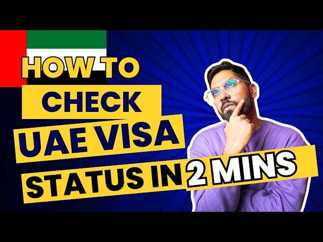 How to track DUBAI VISA status online Step-by-Step Guide | DUBAI VISA check online