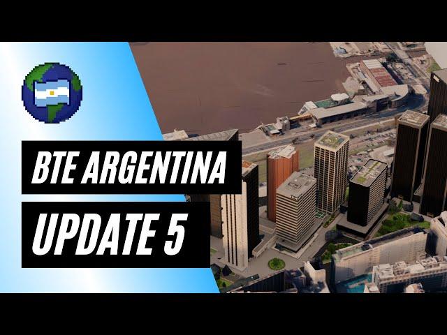 Construyendo Argentina en Minecraft Parte 5 - Showcase BTE Argentina