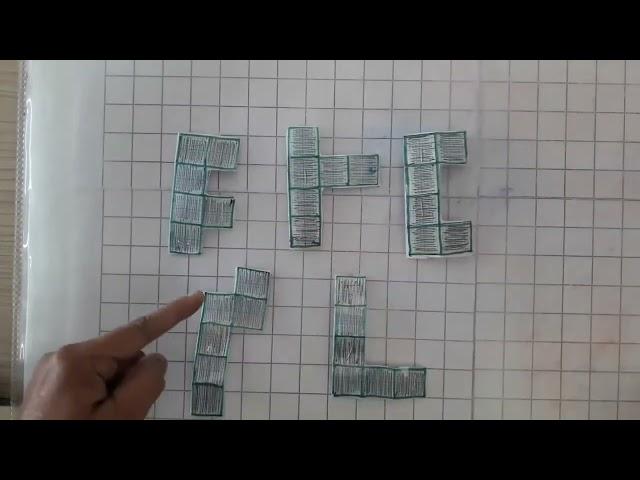 East way to remember 11 possibilities of making a cube ⬛️ 🟨   | net of cubes | cube net