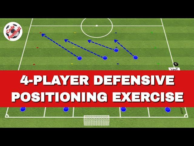 4-player defensive positioning exercise!