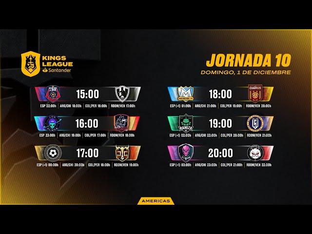  Kings League Santander Américas - JORNADA 10  #KINGSLEAGUEJ10