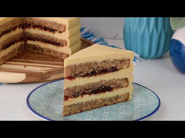 Walnut Quince Caramel Cake Perfect Rustic Cake | Simona Callas #37