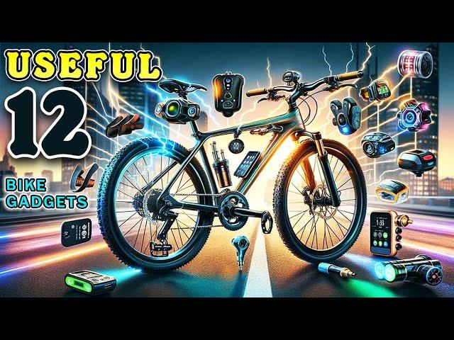 12 INCREDIBLE BIKE GADGETS YOU HAVE TO TRY | 2024 ALIEXPRESS AND AMAZON BICYCLE GADGETS