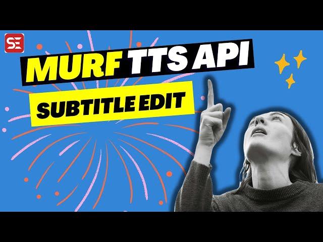 How to Use Murf's Text-To-Speech for FREE in Subtitle Edit to Convert Text-To-Speech