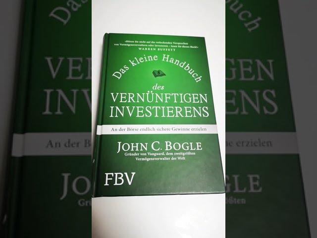 #NoStockPickingDas kleine Handbuch des vernünftigen Investierens von John Bogle #shorts