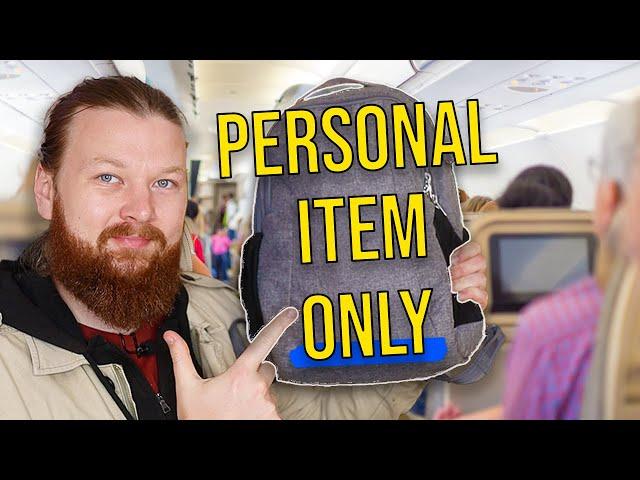 How to Pack for Travel with Personal Item Only (DOs & DON'Ts)