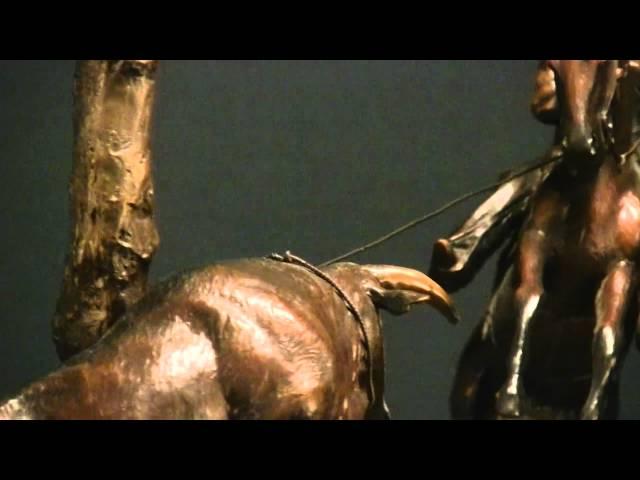 Chris Navarro bronze sculpture WHAT GOES AROUND COMES AROUND