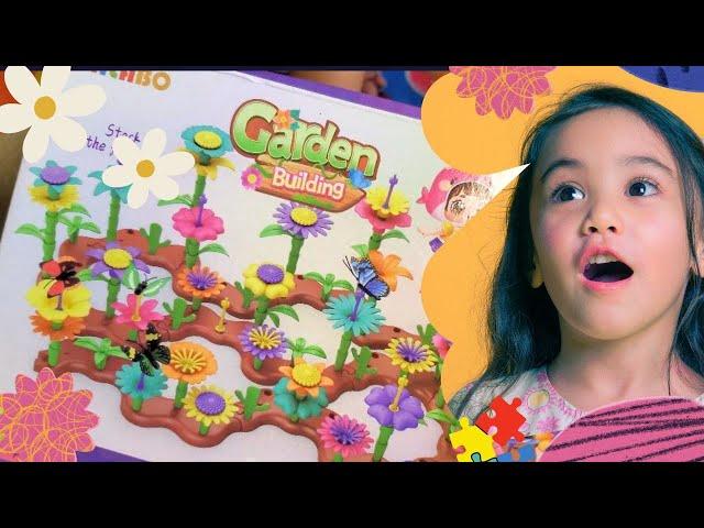  Build & Stack a Magical Garden! | DIY Creative Garden Building for Kids 