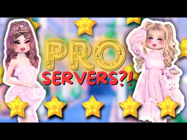 I tried PRO SERVERS in Dress to Impress...