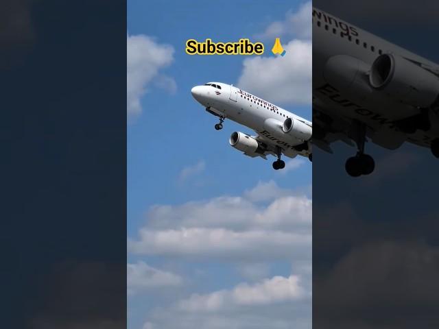 EURO WINGS BEAUTIFUL TAKE OFF FROM THE AIRPORT  #aviation #airplane #aerotime #fokker #justplanes