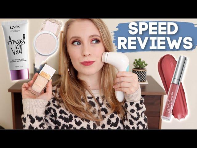 SPEED REVIEWS | NYX Angel Veil Primer, Flower Light Illusion Foundation, ColourPop Ultra Blotted Lip