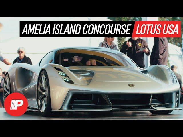 Shooting the NEW Lotus Evija at Amelia Island Concours! & Keith Finds Food