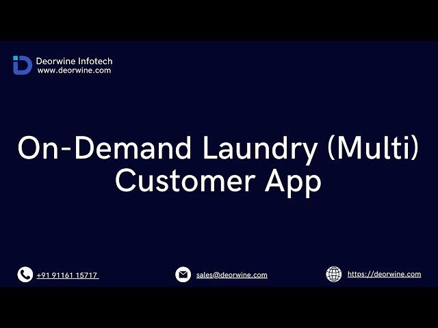 On-Demand Laundry App Development | Laundry Software