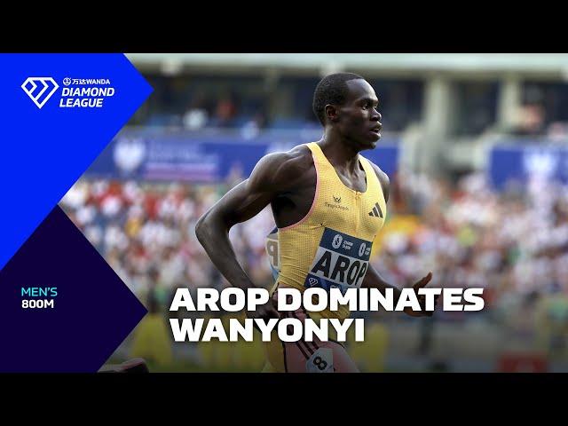 Marco Arop DOMINATES Silesia 800m - Wanda Diamond League 2024