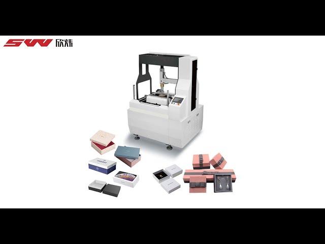 Automatic Rigid Box Wrapping Forming Making Gift Box Making Machine