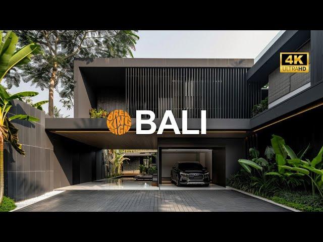 Bali Architecture: Modern-style Tropical House with Breathtaking Interior Design | Backyard Oasis