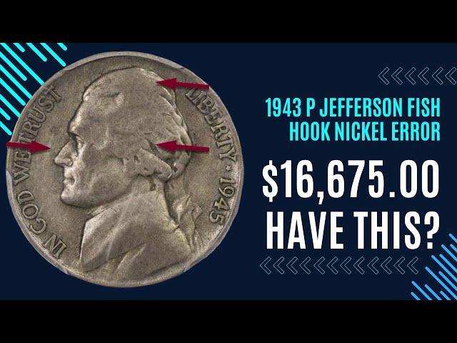 This Jefferson nickel 1943 was worth thousands because of a simple mint error! COINS WORTH MONEY