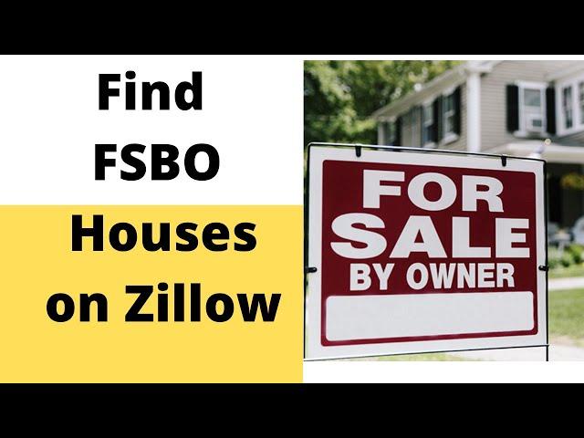 Zillow Homes For Sale By Owner (FSBO) - Tutorial to Find Houses