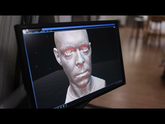 110-cameras 3d head-scan photogrammetry quick demo