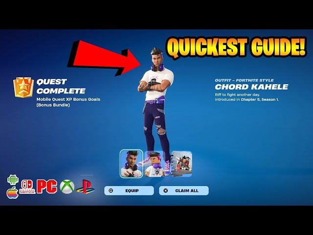 How To Get Chord Kahele Skin FREE In Fortnite! (Unlocked LEGO Chord Kahele Style) Free Mobile Skin