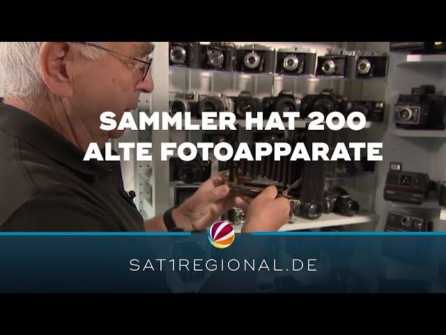 Rund 200 Fotoapparate: Ex-Kriminalbeamter sammelt alte Kameras