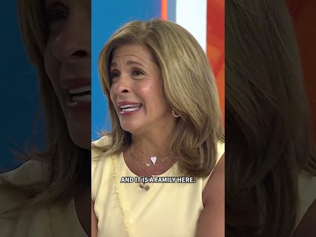 Hoda Kotb shared some sweet words about the strength of the TODAY Show family ️