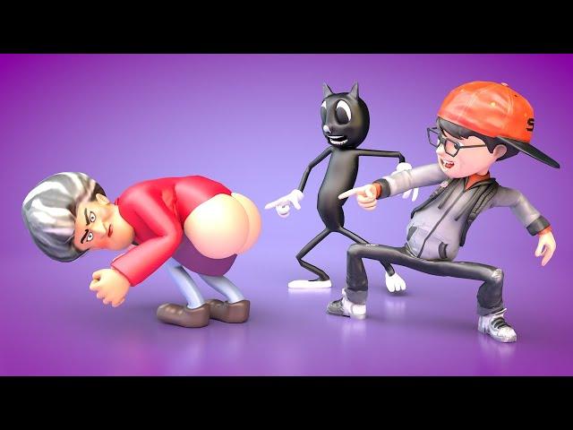 Adventures Nick Cartoon Cat and Scary Teacher |VMAni Studio|