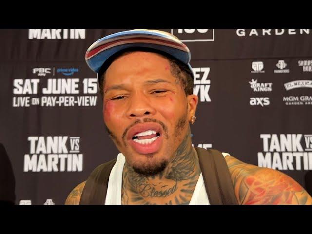 Gervonta Davis GETS SUPER ANNOYED by Shakur Stevenson questions! SHUTS DOWN talk about Shakur fight!