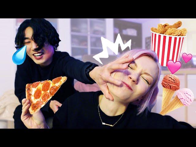 Eating Without Boyfriend After His Wisdom Teeth Surgery *PRANK* | Farina & Dongin