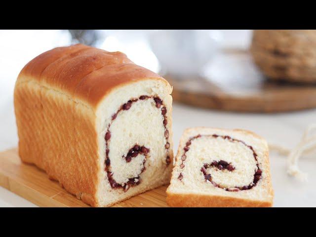 How to make ultra soft loaf bread at home ｜超柔软的蜜红豆奶香吐司，放2-3天都不会变硬