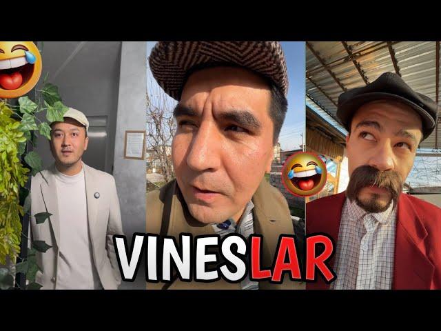  Vineslar! VAYNLAR TOʻPLAMI  (Kulgili Videolar) Qodir Tolipov, Bobur Mansurov, #vines #kulgu