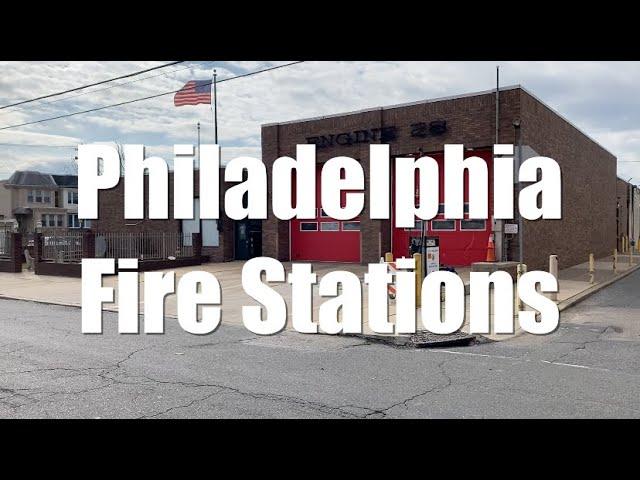 Walking Tour 13 Philadelphia Fire Department Stations Up Close | Salute To Our Heroes (RAW FOOTAGE)