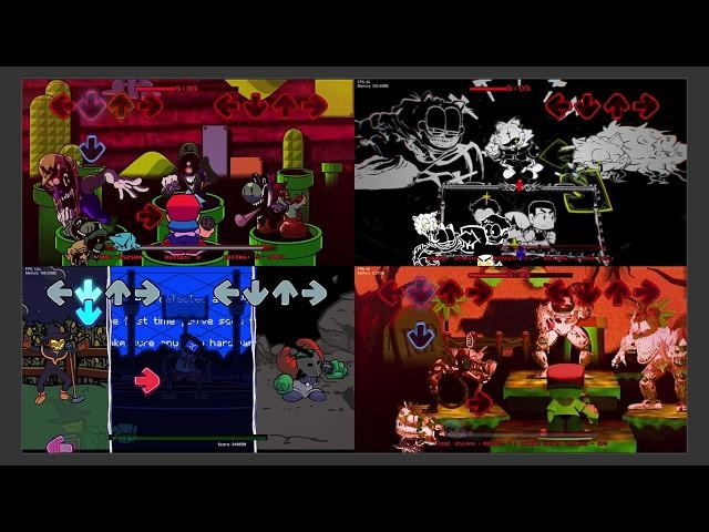 Mario´s Madness V2 - All Stars Versions - Comparison - Mashup