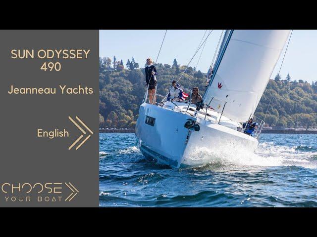 SUN ODYSSEY 490 by Jeanneau : Guided Tour Video (in English)