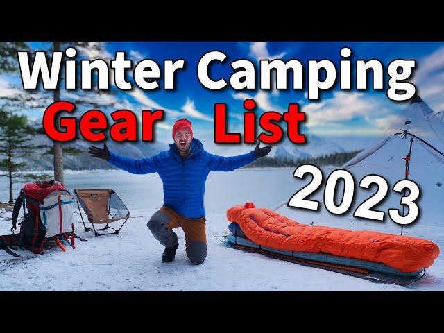 2023 Ultimate Winter Camping Gear List