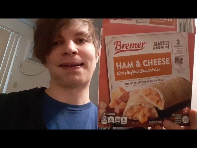 ALDI brand Ham and Cheese Hot Pockets (Bremer Hot Stuffed Sandwiches) food review by Levi Jones