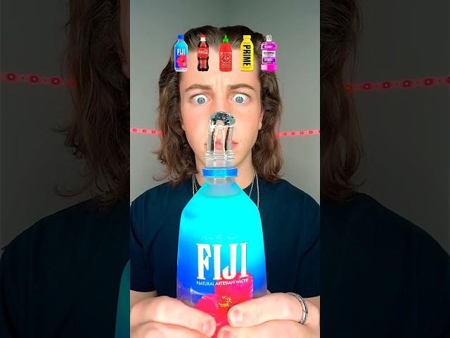 jelly MUKBANG Fiji bottle  #shorts