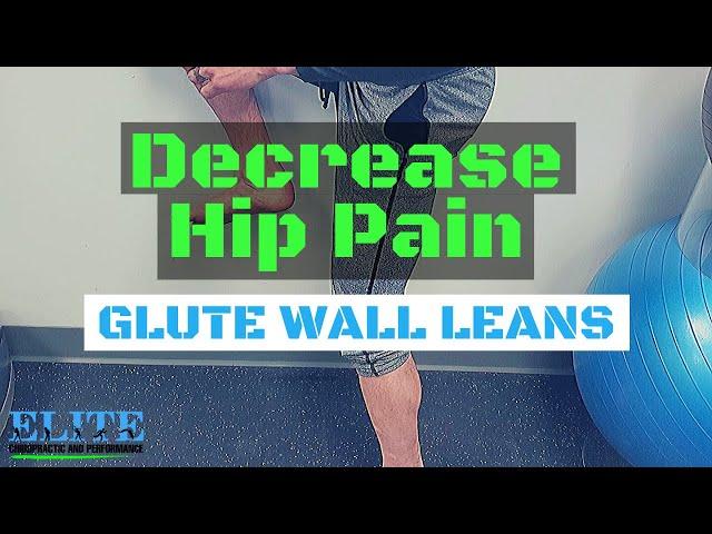 Hip Pain On Stairs Relief | Glute Wall Lean