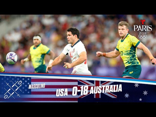 Highlights Rugby: USA vs Australia 0-18 | Juegos Olímpicos París 2024 | Telemundo Deportes