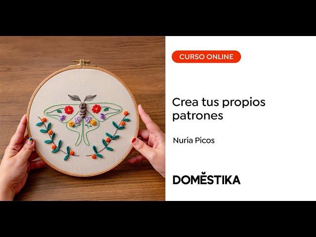 Diseño de patrones de bordado - Un curso de Nuria Picos | Domestika