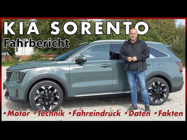 KIA Sorento Facelift - Was bietet das große KIA SUV fürs Geld? Test Fahrbericht Diesel Deutsch 2024